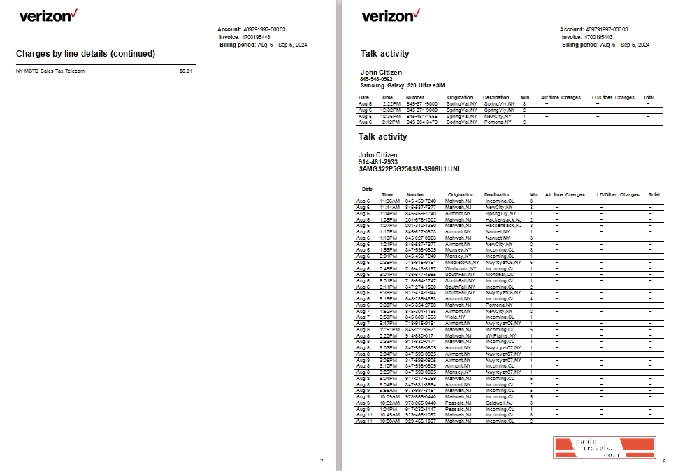 USA New Jersey Verizon utility 7 8 scr